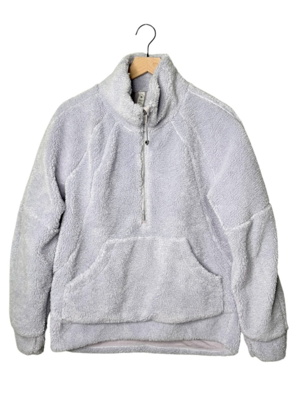 Lululemon Scuba Oversized Fleece Funnel Neck Half Zip Lilac Purple Size‎ XS/S